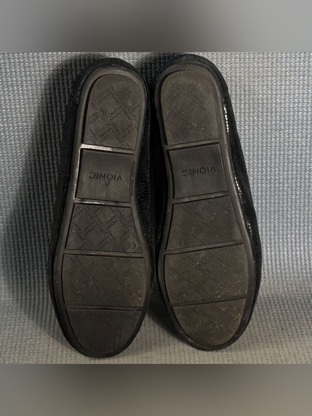 Vionic Women’s Larrun Black Snake Print Leather Loafers Flat Shoes Size 9 - Picture 8 of 9